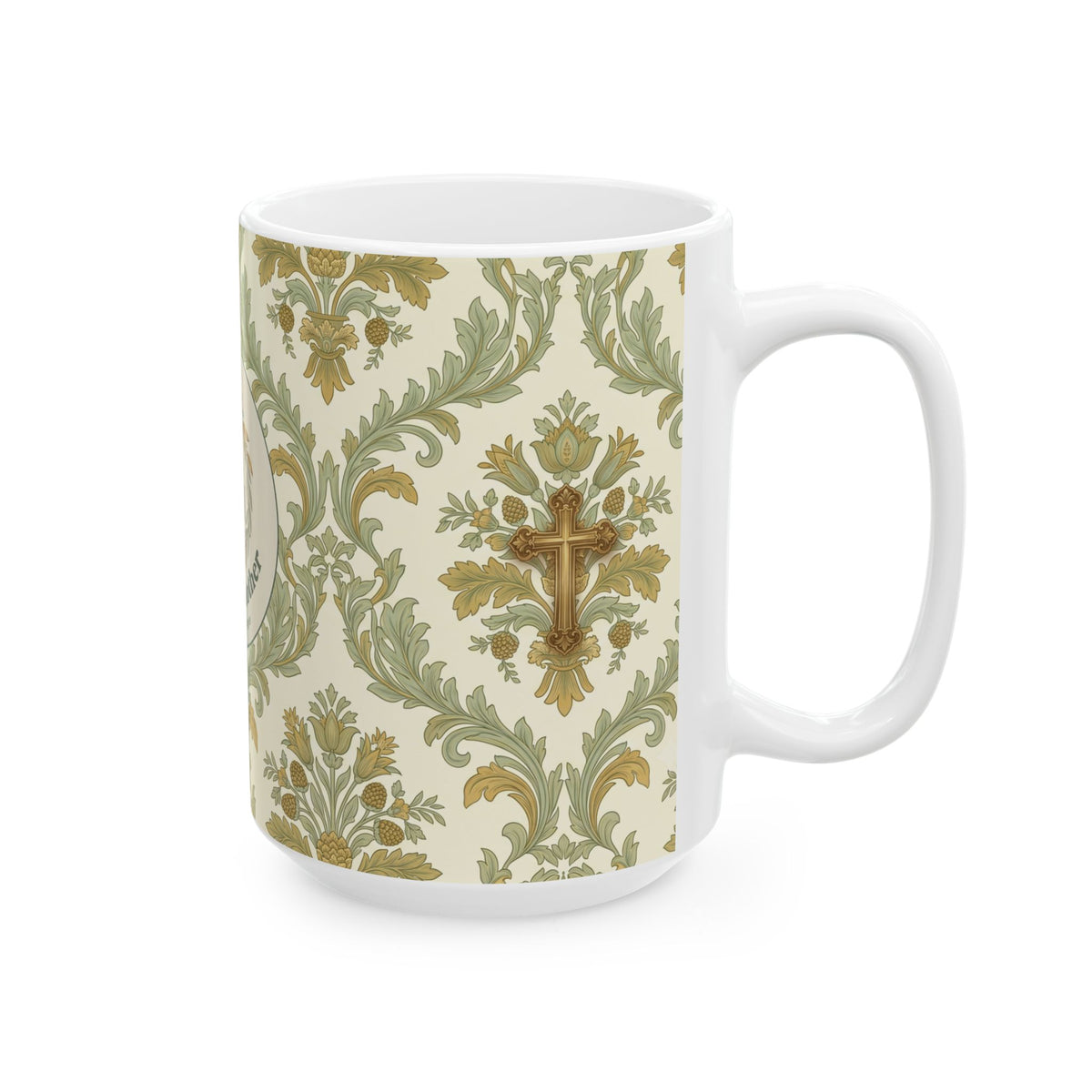 Prayerful Mother Ceramic Mug — Faithful Mom Coffee Cup (11oz/15oz)