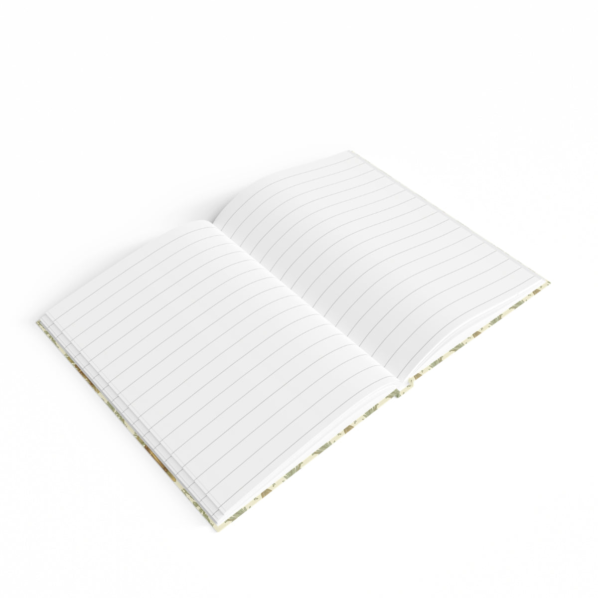 Vintage Damask Ruled Journal — Elegant Lined Notebook for Notes & Journaling