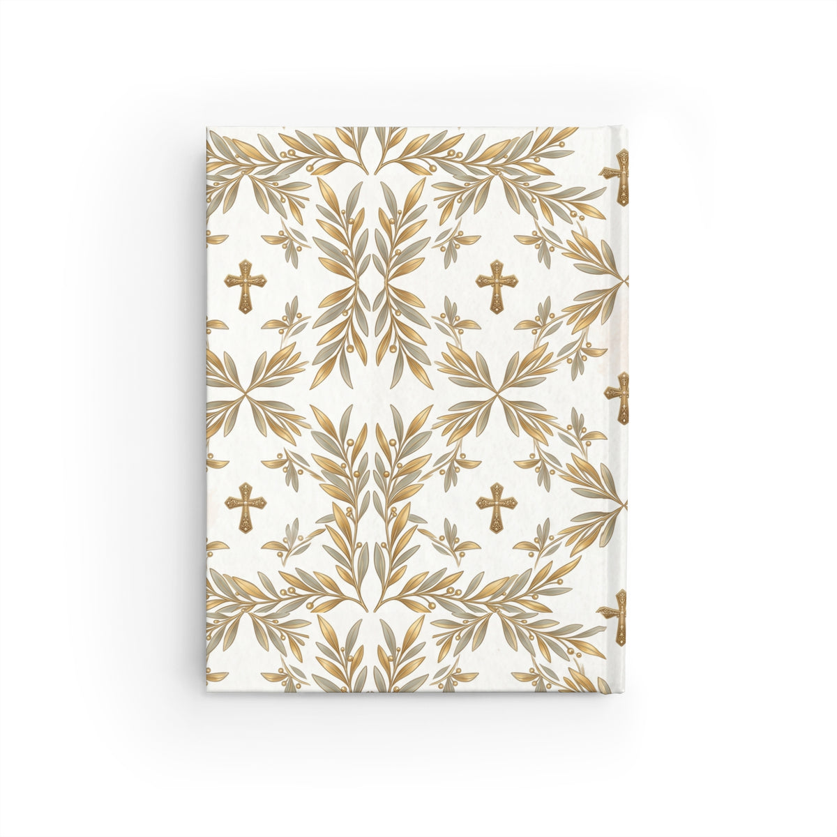 Prayerful Mother Ruled Journal — Floral Cross Notebook for Devotional Notes