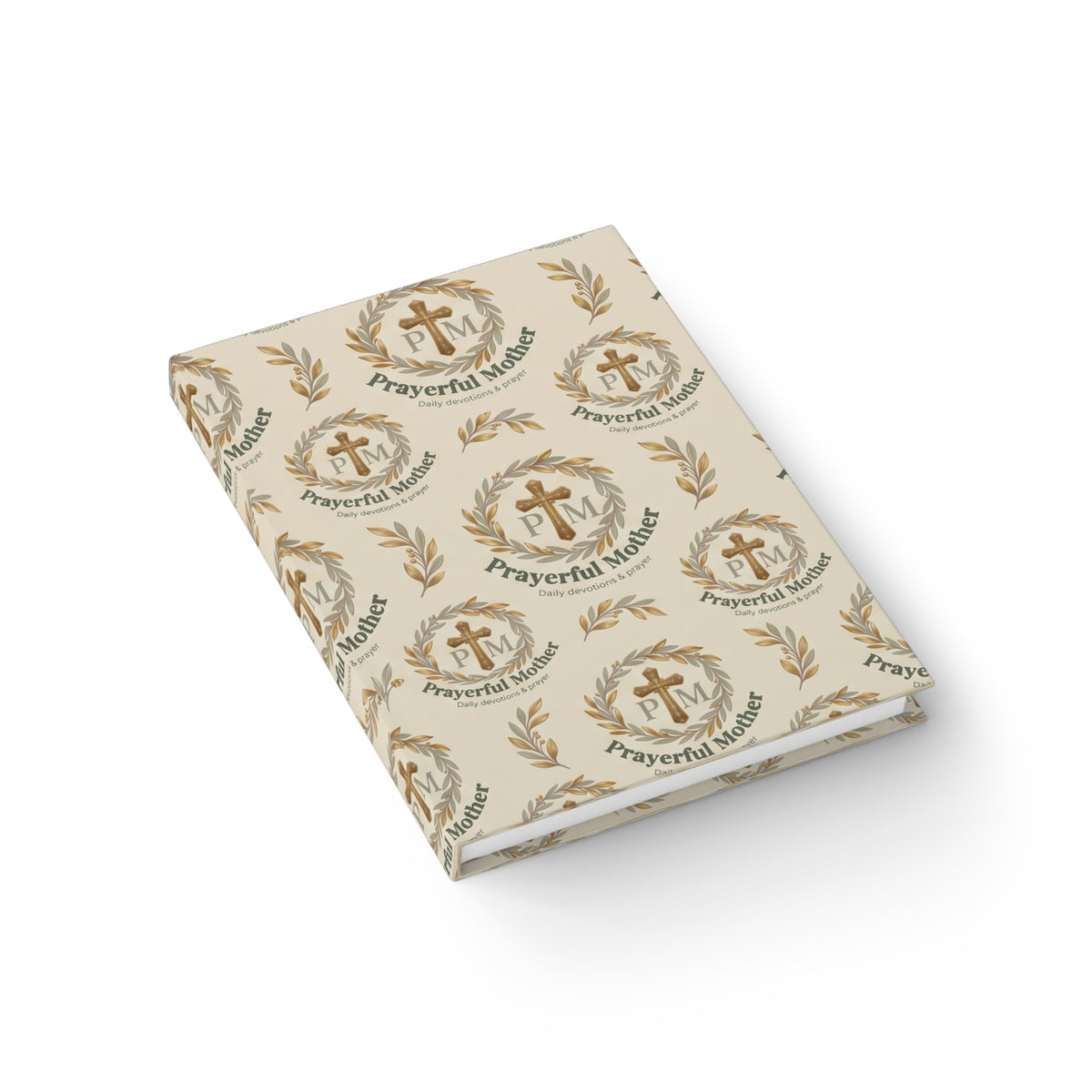 Prayerful Mother Journal — Lined Spiritual Keepsake Notebook