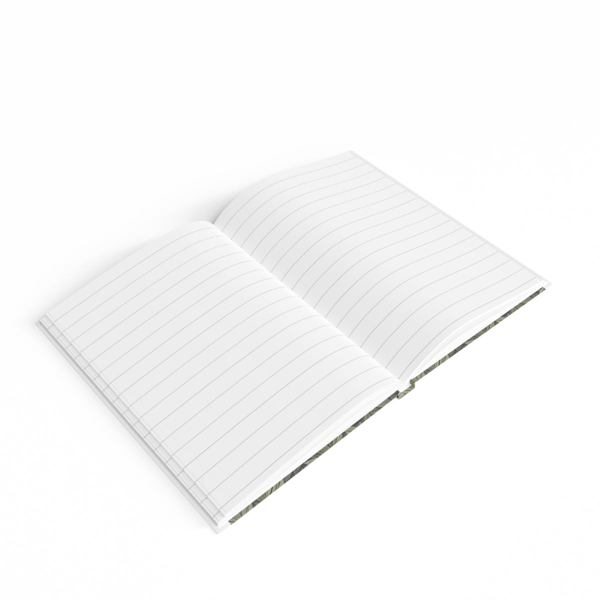 Prayerful Mother Ruled Journal — Botanical Green Devotional Notebook