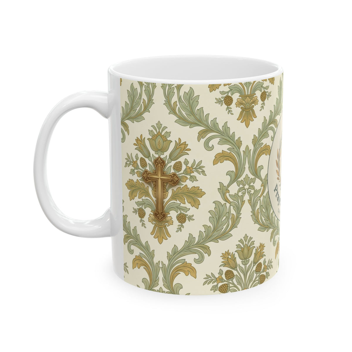 Prayerful Mother Ceramic Mug — Faithful Mom Coffee Cup (11oz/15oz)