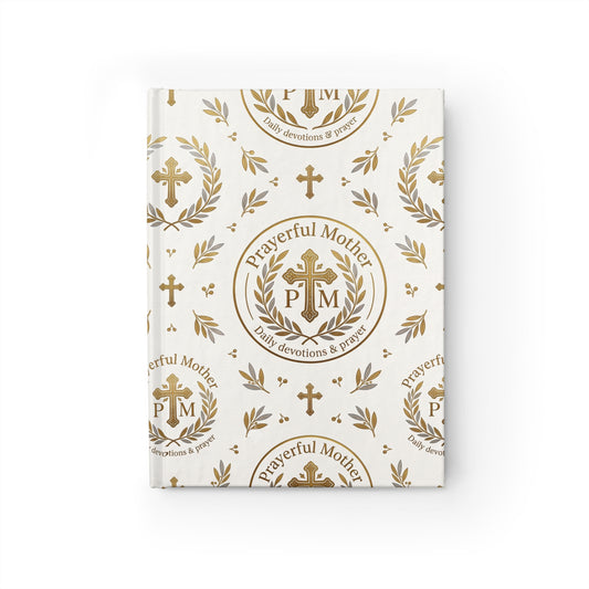 Prayerful Mother Ruled Journal — Faith Devotions & Gratitude Notebook